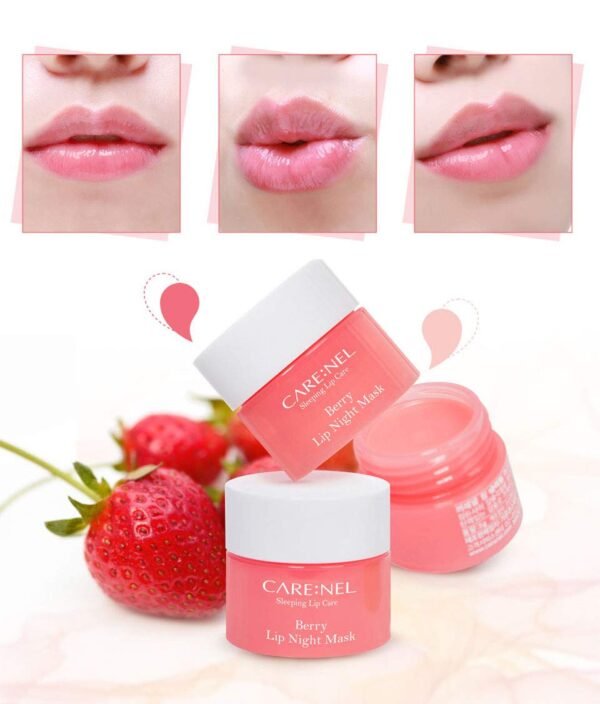 61kl1fbeL3L._SL1127_.jpg Lip Mask Overnight 5g 3Set (Berry+Lime+Pomegranate) Korean Beauty Intensive Treatments Balm, Nourish, Hydrate, Scrubs Exfoliator