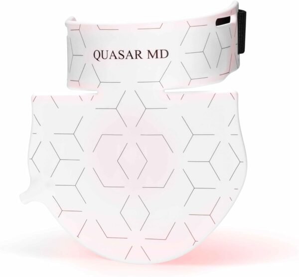 61klAngXqjL._AC_SL1500_.jpg Neck & Décolleté Firming Beauty Device – LED Light Therapy Skin Tone and Texture Enhancement, 630nm and 830nm Dual Wavelengths Emission LED Device, Liquid Silicone
