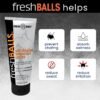FRESH BALLS Lotion | Anti-Chafing Comfort Men's Soothing Cream to Powder Ball Deodorant and Hygiene for Groin Area, 3.4 fl oz (Pack of 2)