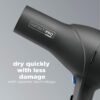 61knzy6LgdL._AC_SL1500_.jpg INFINITIPRO by CONAIR Hair Dryer with Diffuser | Salon Performance AC Motor Blow Dryer | Includes Diffuser, Concentrator and Bonus Blow-Out Brush | Grey - Amazon Exclusive | Packaging May Vary