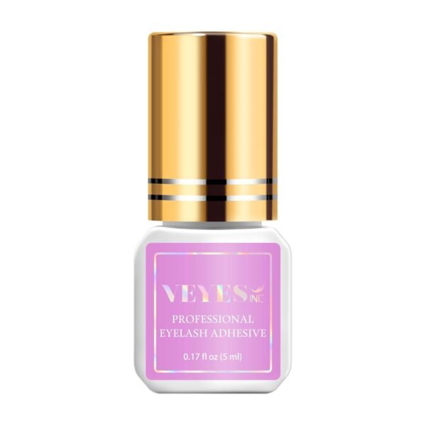 VEYES INC Lash Glue 5 ML 1-2 Sec Drying Time 8 Weeks Bonding Eyelash Extension Glue Black Adhesive for Professional Use Only