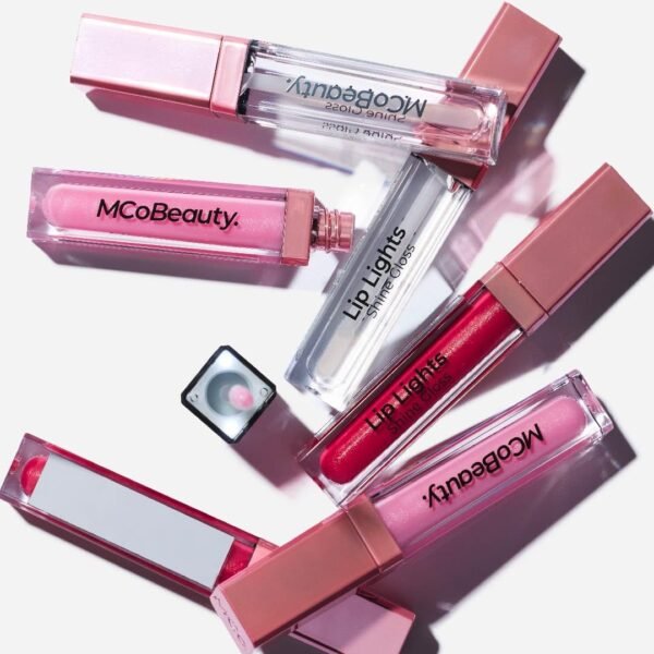 61l202zJBCL._SL1080_.jpg MCoBeauty LipLights Shine Gloss, Clear, Gloss for Irresistible Lips, Vegan, Cruelty Free Cosmetics