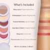 61lH8ua2sHL._SL1080_.jpg 6-in-1 Stackable Travel Makeup Kit by Subtl Beauty | New Lip Glaze, Eyeshadow, Highlighter, Lip + Cheek, Blush, Shine Control | Includes Mirror & Brush | Compact Makeup for On the Go