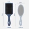 61lIpB6ZsGL._SL1500_.jpg Wet Brush Paddle Detangler Hair Brush, Elemental Blue, Ultra-Soft IntelliFlex Bristles with AquaVent Design, Great For Treatment & Mask Application, Women, Men, Wet, Dry and Damaged Hair