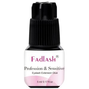 61lTc0rHWJL._SL1500_.jpg Eyelash Extension Glue FADLASH Extra Strong Lash Glue 5ml 1S Dry Time 8 Weeks Retention Lash Extension Glue Maximum Bonding Power Professional Use Only (NEVER for DIY/CLUSTER LASHES)