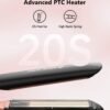 61lUIZNfpcL._AC_SL1500_.jpg Hair Straightener, 1 Inch Flat Iron Straightener and Curler 2 in 1, Titanium Ceramic Ionic Dual Voltage Straightener with Anti-Iron Silicone for Less Frizz, Shinier & Smoother Hair