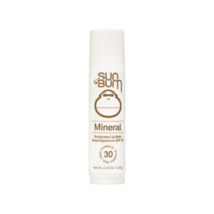 61leQZaTxrL._SL1500_.jpg Sun Bum SPF 30 Mineral Sunscreen Lip Balm - Hawaii Act 104 Compliant (Octinoxate & Oxybenzone Free) - Zinc-Based Broad Spectrum UVA/UVB Lip Protection - 0.15 oz Stick