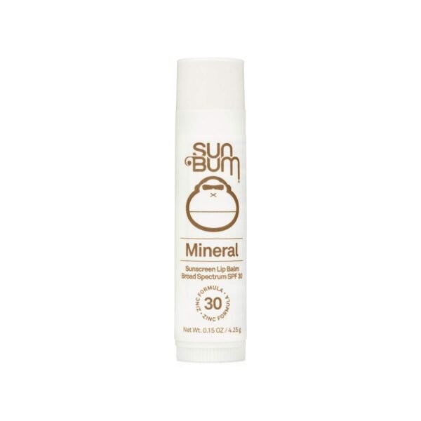 61leQZaTxrL._SL1500_.jpg Sun Bum SPF 30 Mineral Sunscreen Lip Balm - Hawaii Act 104 Compliant (Octinoxate & Oxybenzone Free) - Zinc-Based Broad Spectrum UVA/UVB Lip Protection - 0.15 oz Stick