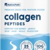 NativePath Collagen Peptides Protein - Hydrolyzed Type 1 & 3 Collagen Powder for Skin, Hair, Nails - 8.8 oz (25 Servings)