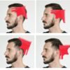 61llziKmAlL._SL1500_.jpg Beard Hairline Shaping Tool Kit for Men, Beard Shaping Tool Kit Beard Styling Cutting Hairline Grooming Red Plastic Beard Template Set
