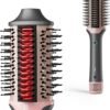 61m-Nn7MgSL._AC_SL1198_.jpg Blow Dryer Brush Hair Straightener: High Speed Hot Air Styler 110,000 RPM for Fast Drying Straightening Volumizing, One Step Volumizer with PTC Smoothing Comb Negative Ion for Silky Frizz-Free (Gold)