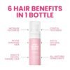 Hair Helper Spray - Growth Serum With Biotin & Castor Oil - Caffeine Infused Treatment for Thicker, Fuller Hair - Repair Thinning Naturally - Vegan, Cruelty-Free Formula