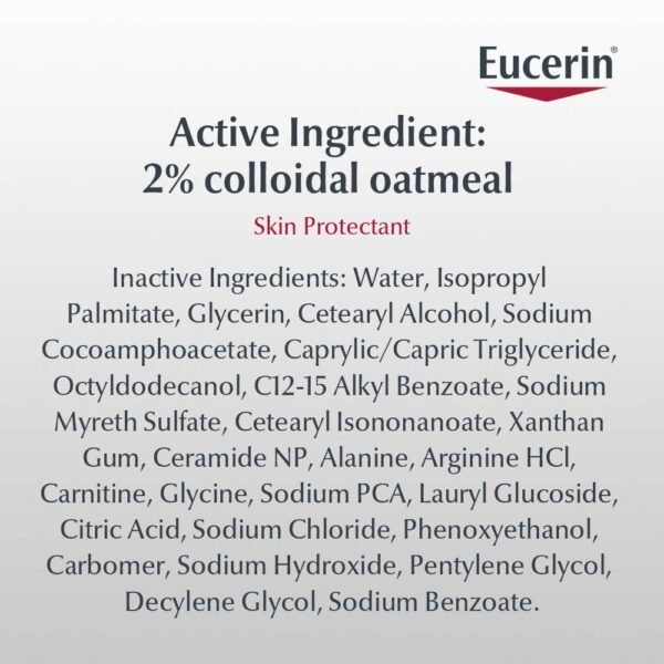 Eucerin Eczema Relief Cream Body Wash, Eczema Body Wash with Colloidal Oatmeal, Ceramide-3 and Licorice Root Extract, 13.5 Fl Oz Bottle