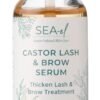 61msb4782sL._SL1500_.jpg Sea El Castor Lash & Brow Serum Organic Castor Oil Rosemary Oil & Black Seed Oil Hair Conditioner - Eyelashes & Eyebrow Thickening & Growth Essentials for Women & Men - 1 fl oz Bottle