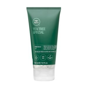 Tea Tree Firm Hold Gel, Hair Gel, Maximum Hold, High-Shine Finish, For All Hair Types