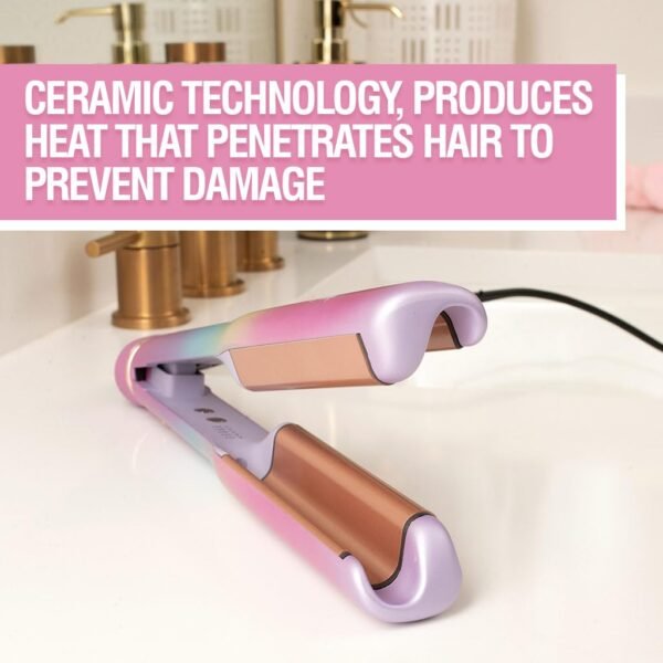 61nU5do8TmL._SL1024_.jpg CHI Vibes Wave On Multifunctional Waver, Curling Iron Creates Long-Lasting Frizz-Free, Crimp-Style Waves & Loose Beachy Curls for All Hair Types