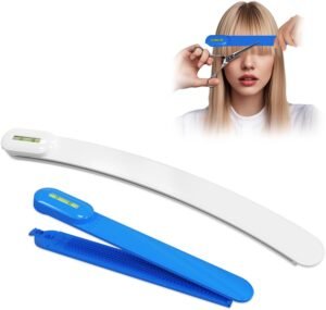 61nc0nCsW0L._AC_SL1500_.jpg Professional Hair Styling Tools: DIY Layering and Trimming Kit with Clips, Guide for Bangs, Layers, Split Ends - Blue