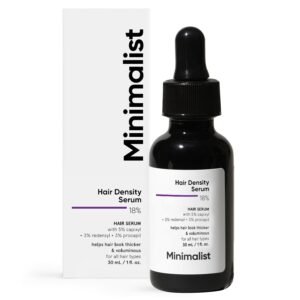 Minimalist Hair Density Serum 18% | With Procapil, Capixyl, Redensyl, Anagain & Baicapil For Hair Fall Control | Women & Men | 30 ml
