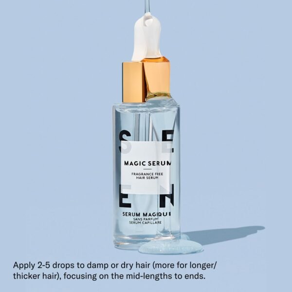 SEEN Magic Serum, Fragrance Free - Non-Comedogenic & Sulfate-Free Hair Serum- Anti Frizz- Dermatologist-Developed - Safe for Sensitive, Eczema & Acne Prone Skin