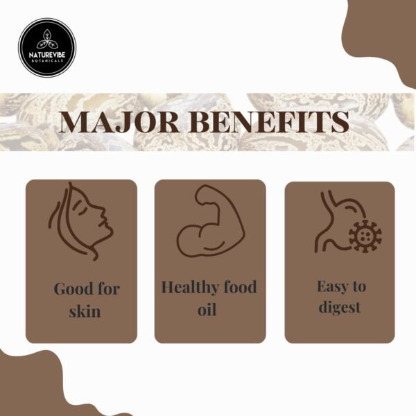 61oOlZsEr4L._SL1500_.jpg Naturevibe Botanicals Castor Oil 32 Ounces | 100% Pure and Natural | Great for Skin Care and Hair Care | Hexane Free Unrefined Oil for Enhanced Eyebrows and Eyelashes 32 Fl Oz | 946ml