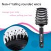 61oZncmTNbL._SL1000_.jpg Boar Bristle Hair Brush Set - Dry/Wet Hair Brushes Detangler for Fine, Thick, Curly Hair - Curved and Vented Hair Brush for Women, Men or Kids
