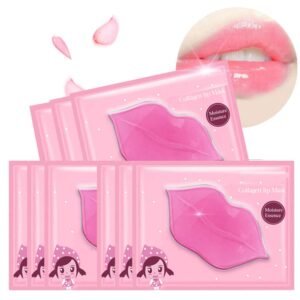 61oaJYsyQCL._SL1000_.jpg Lip Mask, 30PCS Collagen Crystal Pink Care Gel Pads, Moisturizing Anti-Wrinkle Anti-Aging Firm Hydrate Lips, Remove Dead Skin Fine Lines Moisture Essence Make Your Dry Lip Attractive Sexy