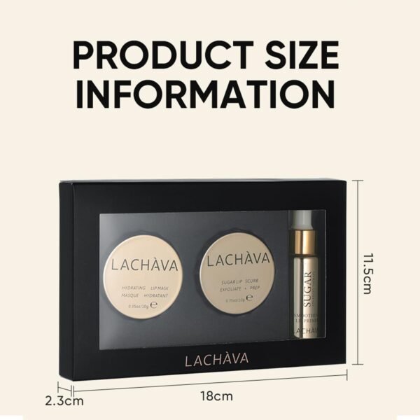 3Pcs Lip Care Set, Exfoliator Lip Sugar Scrub, Lip Mask and Plumping Lip Oil, Effectively Moisturizes Lip Clear, Repairs Dry Lips