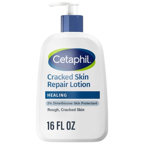 61oesOccWTL._SL1500_.jpg Cetaphil Cracked Skin Repair Lotion, 16 oz, For Very Rough & Cracked, Sensitive Skin, 24 Hour Hydration, Protects & Hydrates Cracked Skin, Hypoallergenic, Fragrance Free