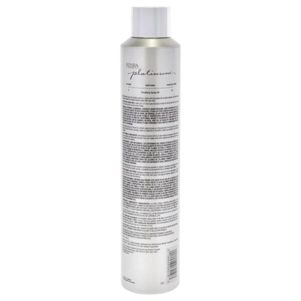 Kenra Professional Platinum Finishing Spray 26 | Maximum Hold Hairspray | Fast-drying, Non-Flaking, Non-Drying | Humidity-Resistant |All-Day Style Retention |High-Shine Finish |All Hair Types