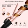 61pLED0tSuL._AC_SL1500_.jpg Curling Iron Set 5 in 1,MAXT Curling Wand Set Interchangeable Triple Barrel Curling Iron and Curling Brush Ceramic Barrel Wand Curling Iron(0.35”-1.25”)