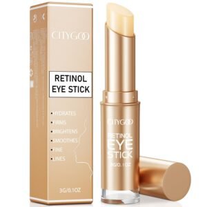 61puIzzbjVL._SL1500_.jpg CITYGOO Retinol Eye Stick With Collagen, Hyaluronic Acid For Dark Circle, Under Eye Cream Anti Aging, For Puffiness and Bags Reduces Fine Lines (Retinol Eye Stick, 1pcs)