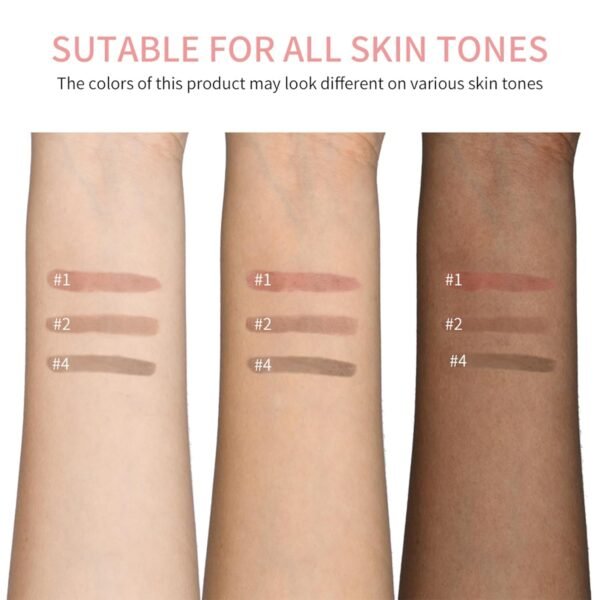 3 Colors Long-Lasting Peel Off Lip Liner Set, Lip Stain Liner Combo Waterproof & Smudge-Proof Makeup Gift