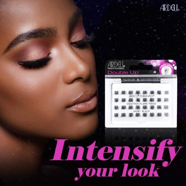 61sYjWePmaL._SL1000_.jpg Ardell False Eyelashes Double Trio Individuals Short Black 4 Pack