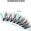 61svcCIjlRS._AC_SL1500_.jpg AOA Studio 6 Pairs Alexis Natural Handmade False Eyelashes with Glue and Tweezer Lash Kit Natural Volume Reusable Fake Eyelashes 100 Percent Handmade Cruelty Free