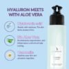 Hyaluronic Acid Moisturiser Gel with Organic Aloe Vera - NATURAL VEGAN COSMETICS - 100ml - Intensive Hydration - Anti-Ageing and Anti-Wrinkle Face Care for Men and Women