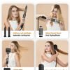 61teUYXxUmL._AC_SL1213_.jpg Diffuser Hair Dryer Brush, 7 in 1 Air Wrap Hair Styler, 1400 Watts Blow Dryer for Women, Hair Care Styling Tools, Auto Curling Iron, Multi Hair Styler for Fast Drying Curling Straightening Volumizing