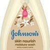 Johnson's Skin Nourishing Moisture Baby Body Wash With Vanilla & Oat Scents, Hypoallergenic & Tear Free Baby Bath Wash, Paraben-, Dye-, Sulfate & Phthalate-Free, 20.3 fl. oz