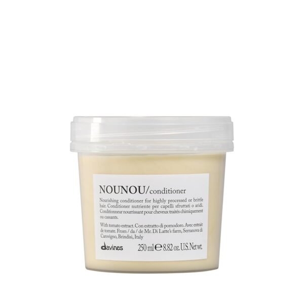 Davines NOUNOU Conditioner, Hydrating Deep Conditioner for Bleached, Permed, Relaxed, Damaged Or Very Dry Hair, Replenishes Chemically Processed Hair