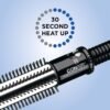 61uL4rcywdL._AC_SL1000_.jpg Conair Instant Heat Curling Iron Brush, 1 1/4-Inch Barrel - For Use On Short to Medium Length Hair