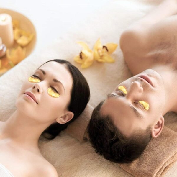 61uMSZVqkL._SL1000_.jpg Hitece 10/20/30/50/60/80/100 Pairs Wholesale New Crystal 24K Gold Powder Gel Collagen Eye Mask Masks Sheet Patch, Anti Ageing Aging, Remove Bags, Dark Circles & Puffiness, Skincare, Anti Wrinkle.