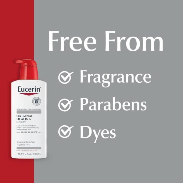 Eucerin Original Unscented Hand and Body Moisturizer Lotion 16 oz. Pump Bottle 72140011020 1 Ct
