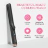 61uh1bgsEuL._AC_SL1500_.jpg Hair Straightener and Curler 2-in-1, 360° Airflow Styler Curling Iron, 1.25 Inch Curling Wand, 20 Million Negative Ion Hair Care, 5 Temps & Auto Off, Dual Voltage (Black)