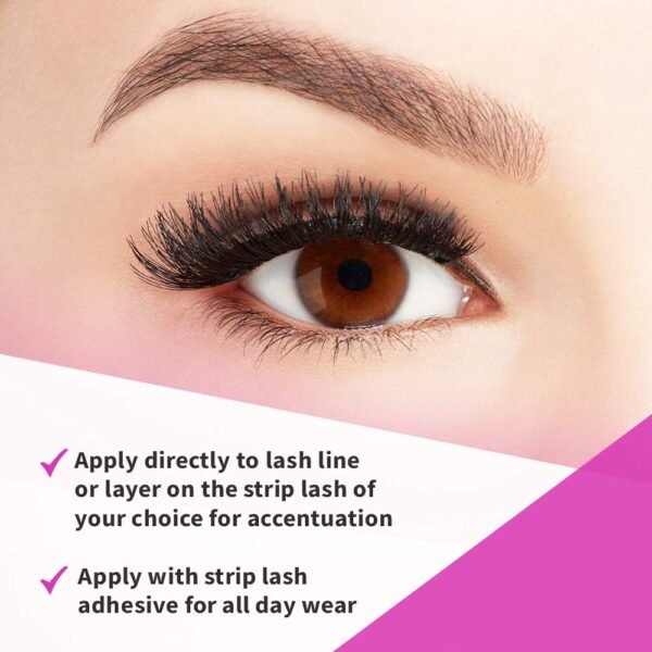 61uq6mu5O7L._SL1000_.jpg Ardell Double Up Individual Lashes, Customizable DIY Lash Clusters, Reusable False Eyelashes, Eyelash Extensions, 4 Pack