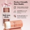 Kitsch Hair Wax Stick for Women & Men - Hair Slick Back Stick, Anti-Frizz and Fly Away Hair Tamer, No Residue Hair Finishing Stick for Flyaways, All Day Hold Styling Product for Smoothing Hair Strands