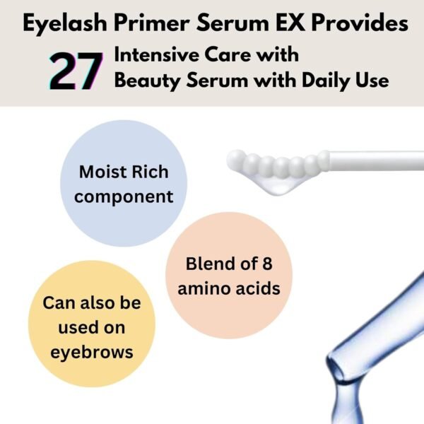 HEROINE MAKE by KISSME Mascara Duo Set | 2 Full-Size - Eyelash Primer EX, Strengthening & Conditioning Treatment + Gentle Eye Makeup Remover for Waterproof Mascara, Fast-Acting Cleanser