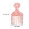 61vSYQCPqL._SL1500_.jpg VOCOSTE Wide Tooth, Afro Hair Pick Comb, Hair Styling Tool for Men Women, Plastic, Pink, 4.8 Inch