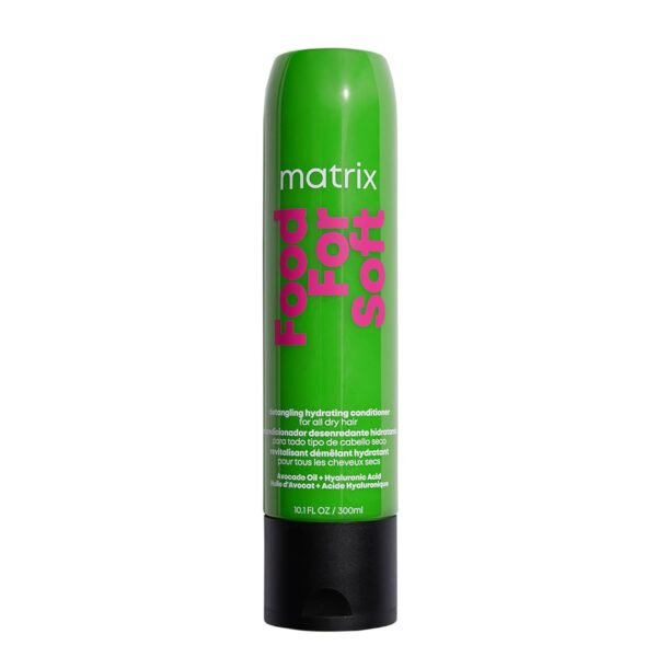 MATRIX Food For Soft Conditioner For Color-Treated, Dry and Brittle Hair - Moisturizes, Softens & Smooths, With Avocado Oil & Hyaluronic Acid, Vegan