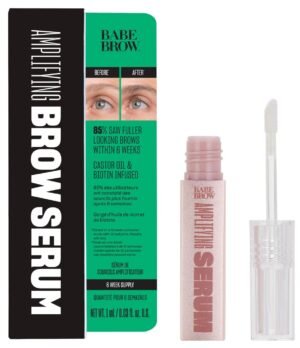 Babe Original Eyebrow Serum For Thicker Brows - Brow Serum with Castor Oil, Biotin, Repairing Amino Acids