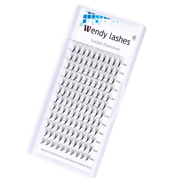 61w0VdaP8AL._SL1001_.jpg Premade Fans Eyelash Extensions 5D 6D 7D 8D 10D Volume Lash Extensions 0.07mm Thickness Short Stem heat bonded Premade Fans Russian Volume Pre-fanned Lash Extensions(8D-0.07-D, 8-14mm Mixed Tray)