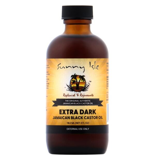 Sunny Isle Jamaican Black Castor Oil Extra Dark, 4 Fl Oz